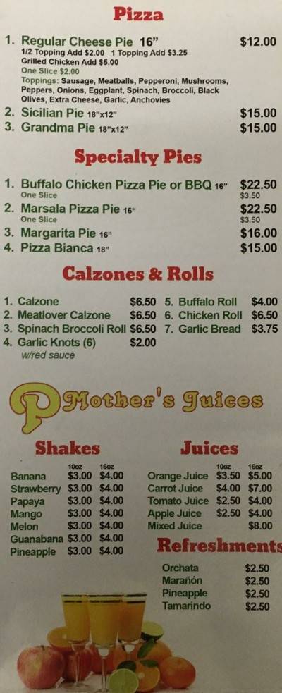 PMothers Family Reataurant | restaurant | 455 Jerusalem Ave, Uniondale, NY 11553, USA | 5162794205 OR +1 516-279-4205