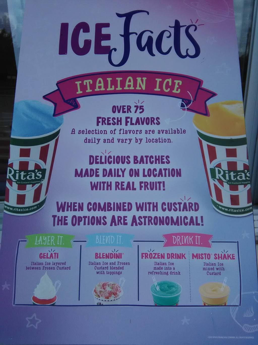 Ritas Italian Ice & Frozen Custard | restaurant | 355 Market St, Kingston, PA 18704, USA | 5703319135 OR +1 570-331-9135