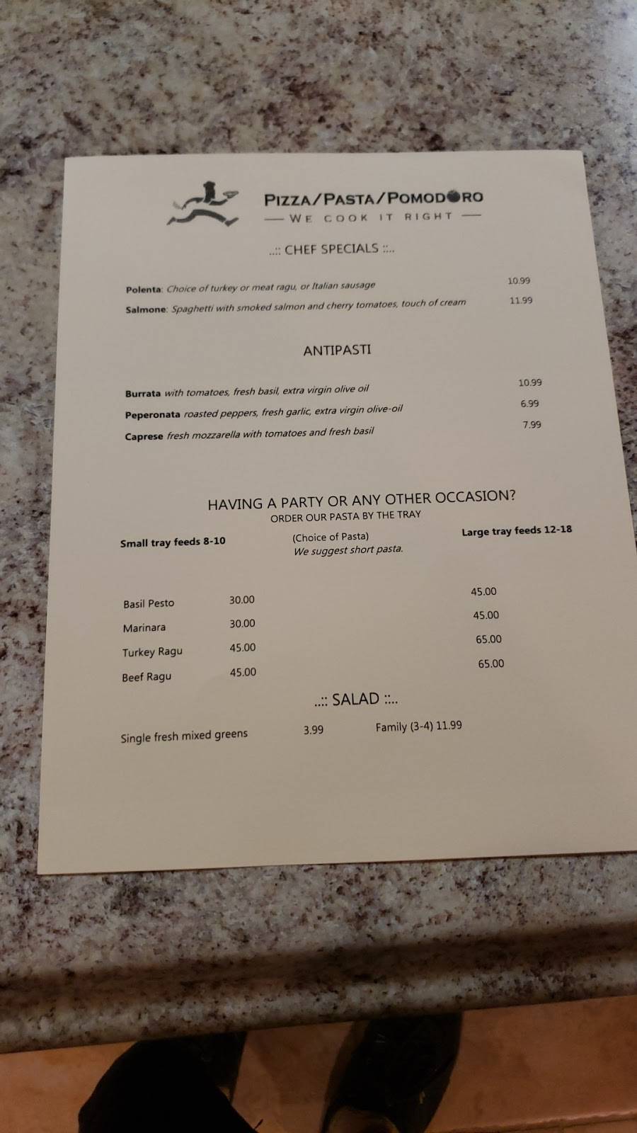 Pizza Pasta Pomodoro | restaurant | 7975 N Cedar Ave Ste 105, Fresno, CA 93720, USA | 5595708139 OR +1 559-570-8139