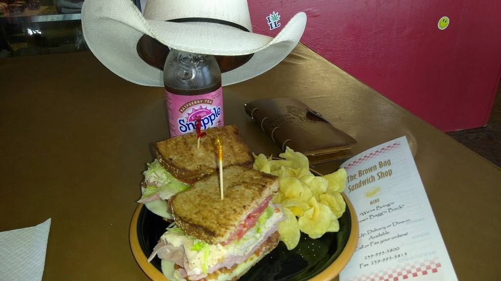 Brown Bag Sandwich Shop | meal takeaway | 1037 N Tamiami Trail, North Fort Myers, FL 33903, USA | 2399955800 OR +1 239-995-5800