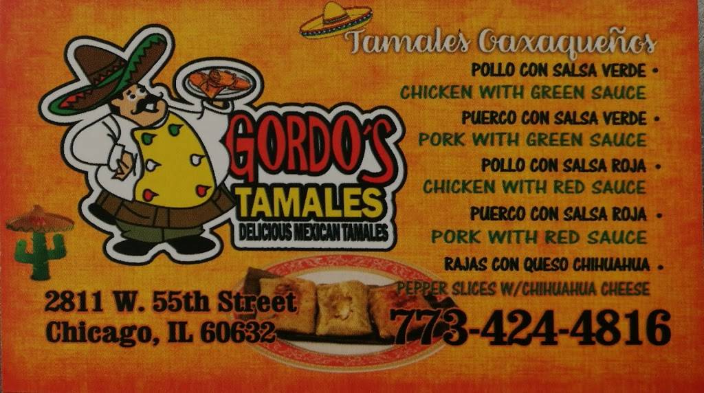 Gordos Tamales | restaurant | 2811 W 55th St, Chicago, IL 60632, USA | 7734244816 OR +1 773-424-4816