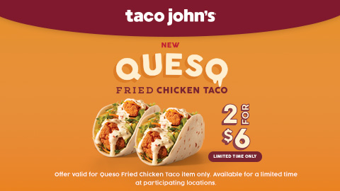 Taco Johns | restaurant | 2810 W Main St, Rapid City, SD 57702, USA | 6053437844 OR +1 605-343-7844