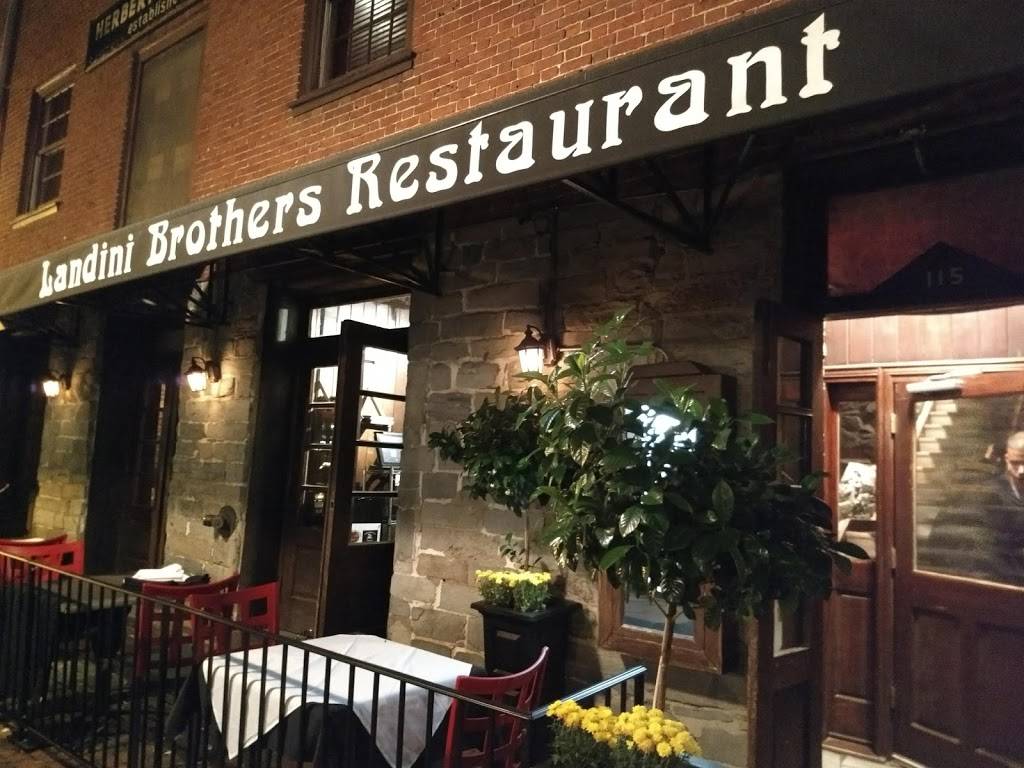 Landini Brothers Restaurant | restaurant | 115 King St, Alexandria, VA 22314, USA | 7038368404 OR +1 703-836-8404