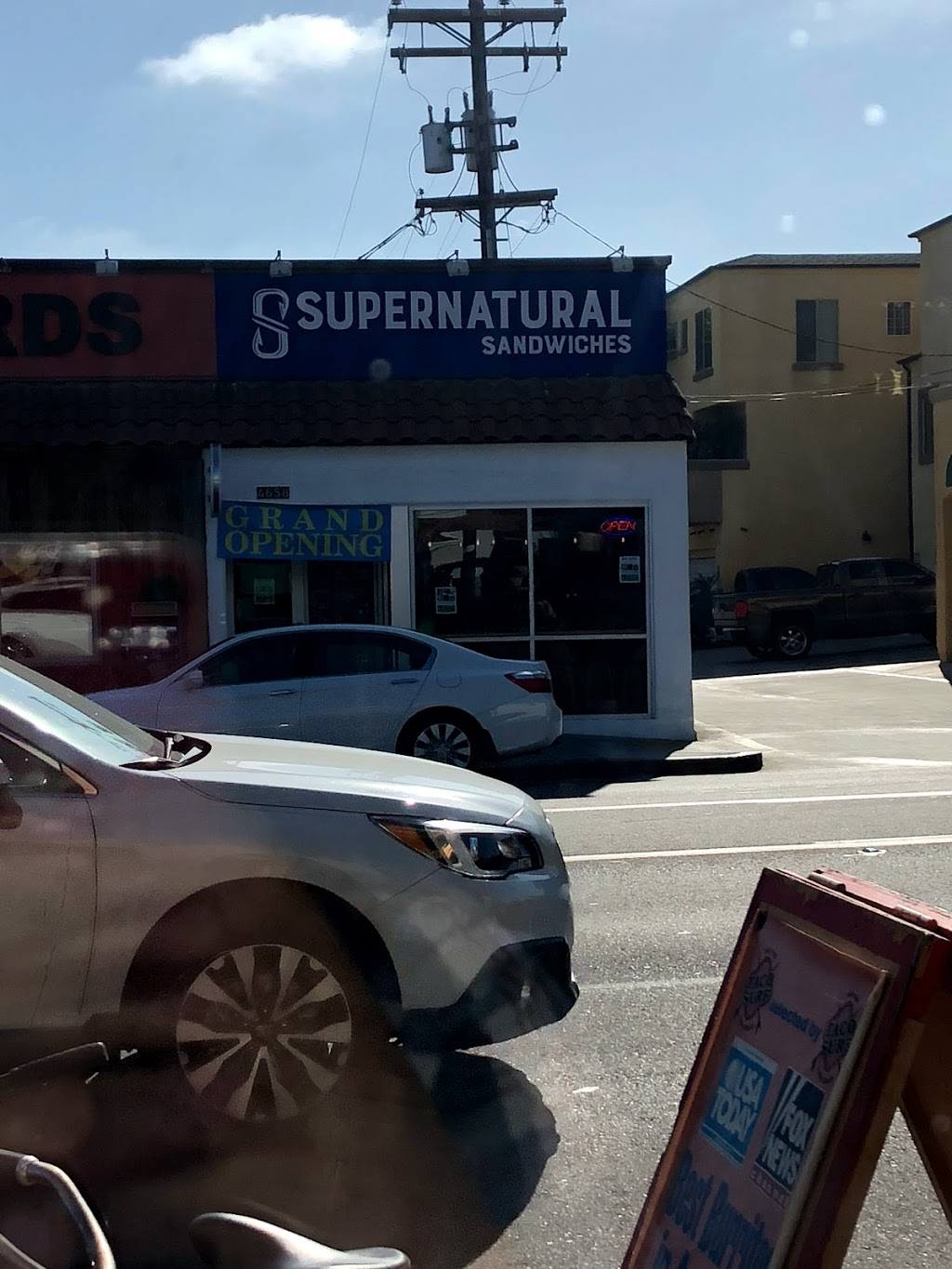 Supernatural Sandwiches PB | meal takeaway | 4658 Mission Blvd, San Diego, CA 92109, USA | 8582475180 OR +1 858-247-5180