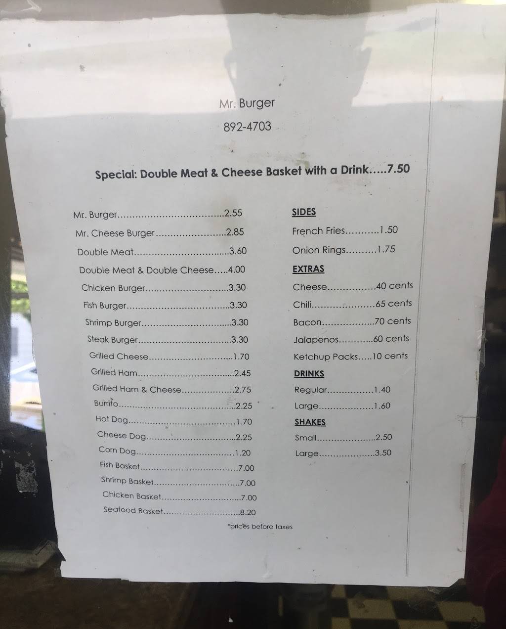 Mr Burger Drive In | restaurant | 2605 E Lucas Dr, Beaumont, TX 77703, USA | 4098924703 OR +1 409-892-4703