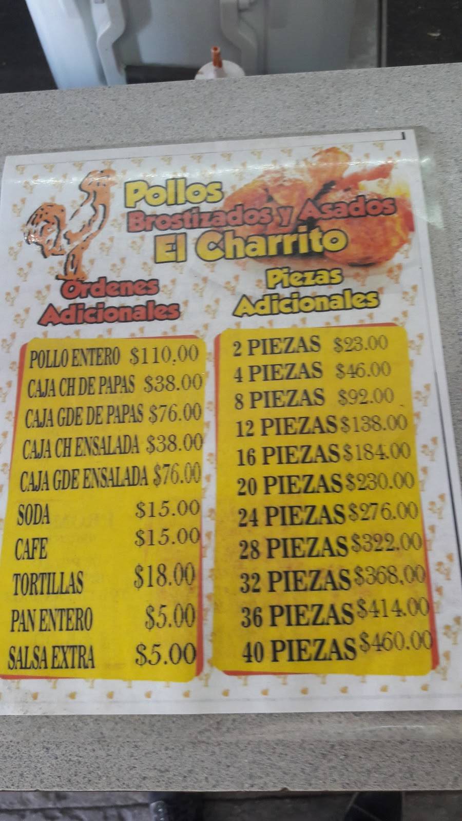 POLLOS BROSTIZADOS Y ASADOS EL CHARRITO | restaurant | Av de los Insurgentes 18616, El Porvenir, 22224 Tijuana, B.C., Mexico | 016646268493 OR +52 664 626 8493