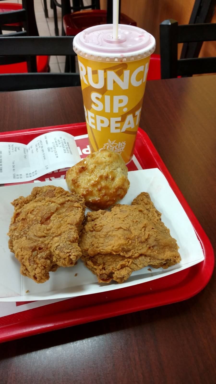 Churchs Chicken | restaurant | 1801 E Riverside Dr, Austin, TX 78741, USA | 5124436079 OR +1 512-443-6079