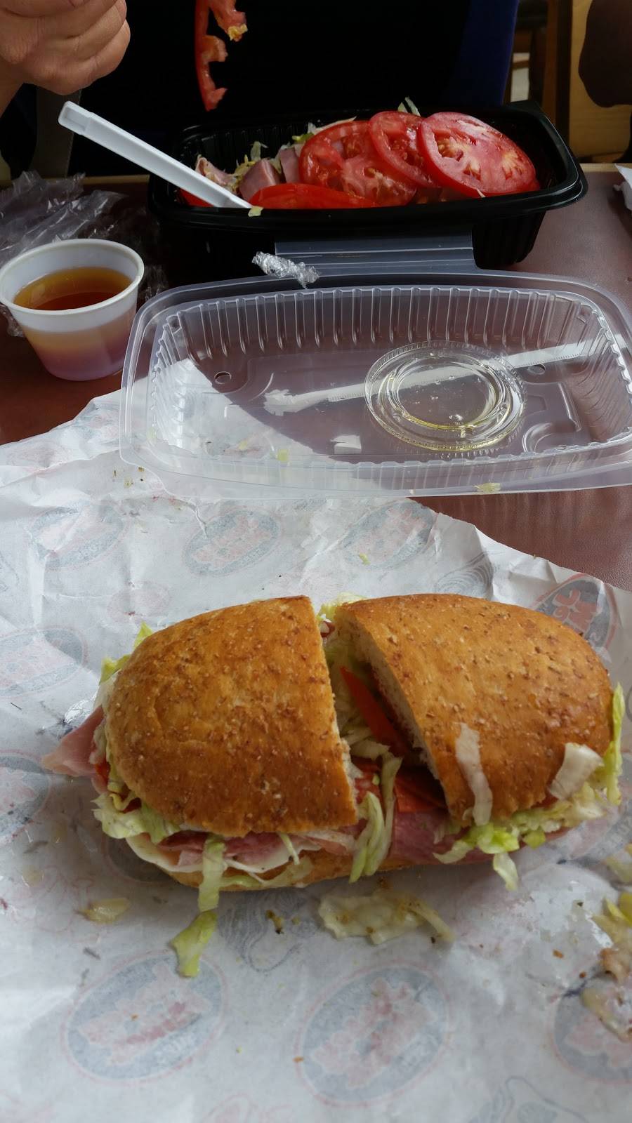 Jersey Mikes Subs | meal takeaway | 2260 Woolbright Rd, Boynton Beach, FL 33426, USA | 5617385615 OR +1 561-738-5615