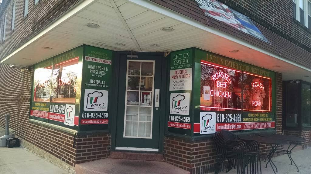 Lennys Italian Deli | meal takeaway | 900 Fayette St, Conshohocken, PA 19428, USA | 6108254569 OR +1 610-825-4569