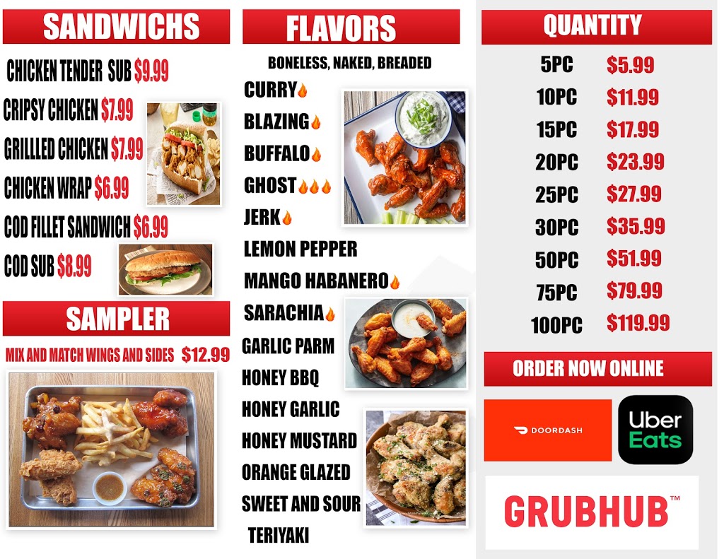 Nicos Wings | restaurant | 1153 Royal Palm Beach Blvd, Royal Palm Beach, FL 33411, USA | 5613358082 OR +1 561-335-8082