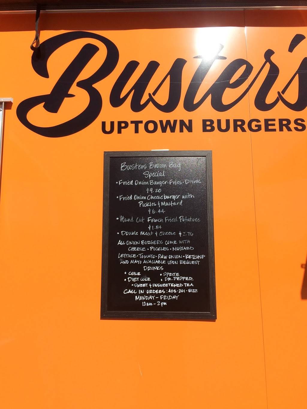 Busters Uptown Burgers | restaurant | 141 NE 46th St, Oklahoma City, OK 73105, USA | 4052018112 OR +1 405-201-8112
