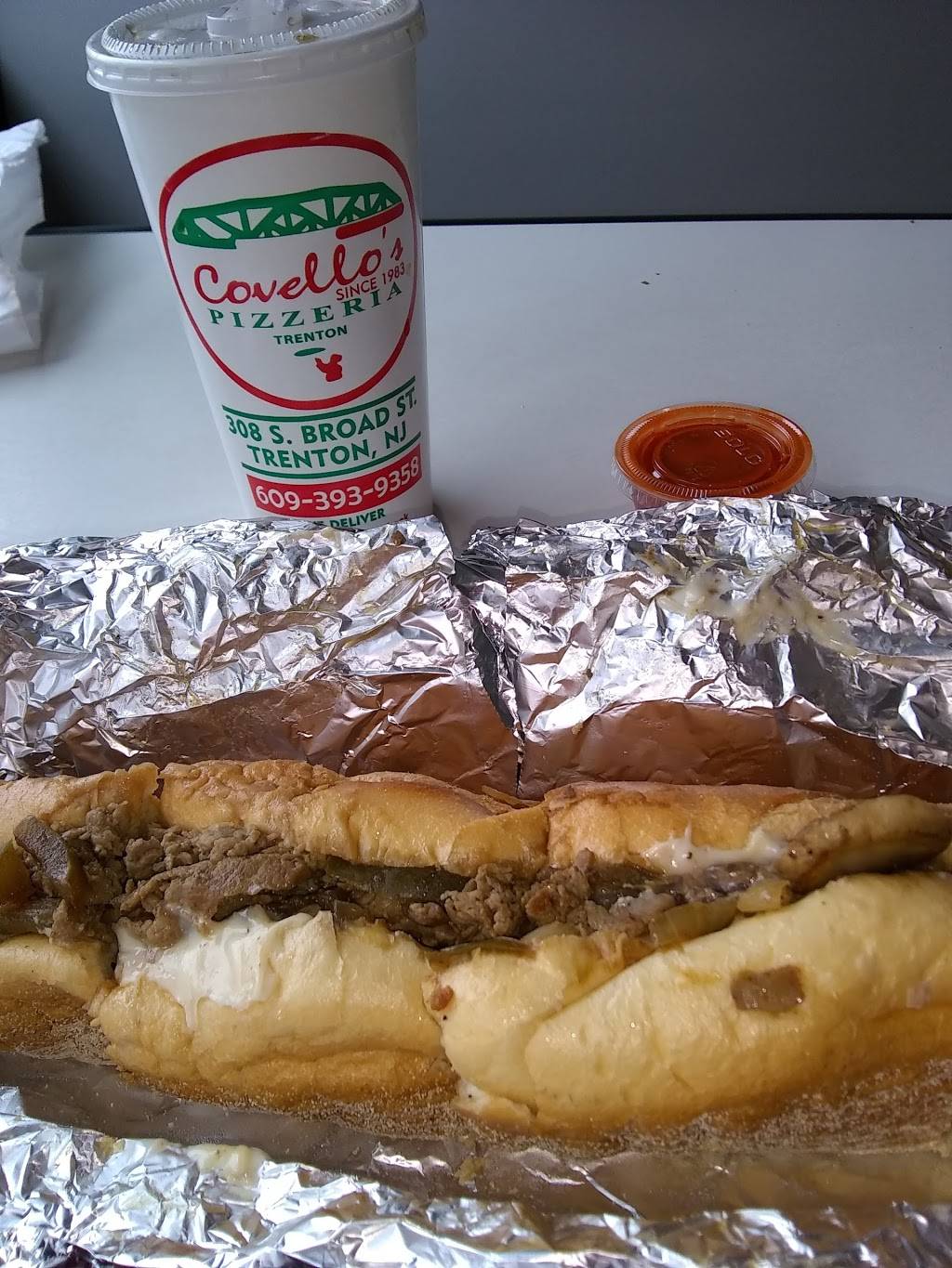 Covellos Pizza | restaurant | 308 S Broad St, Trenton, NJ 08608, USA | 6093939358 OR +1 609-393-9358