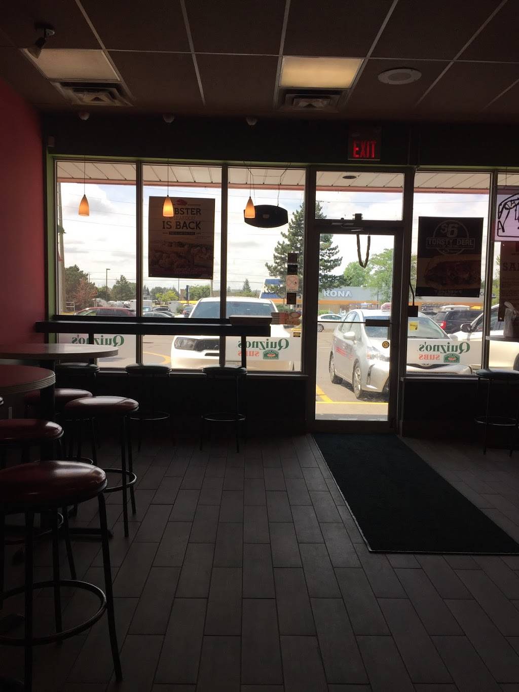 Quiznos | restaurant | Strip Mall Plaza, 222 Bell Blvd Unit 14, Belleville, ON K8P 5L7, Canada | 6139677703 OR +1 613-967-7703