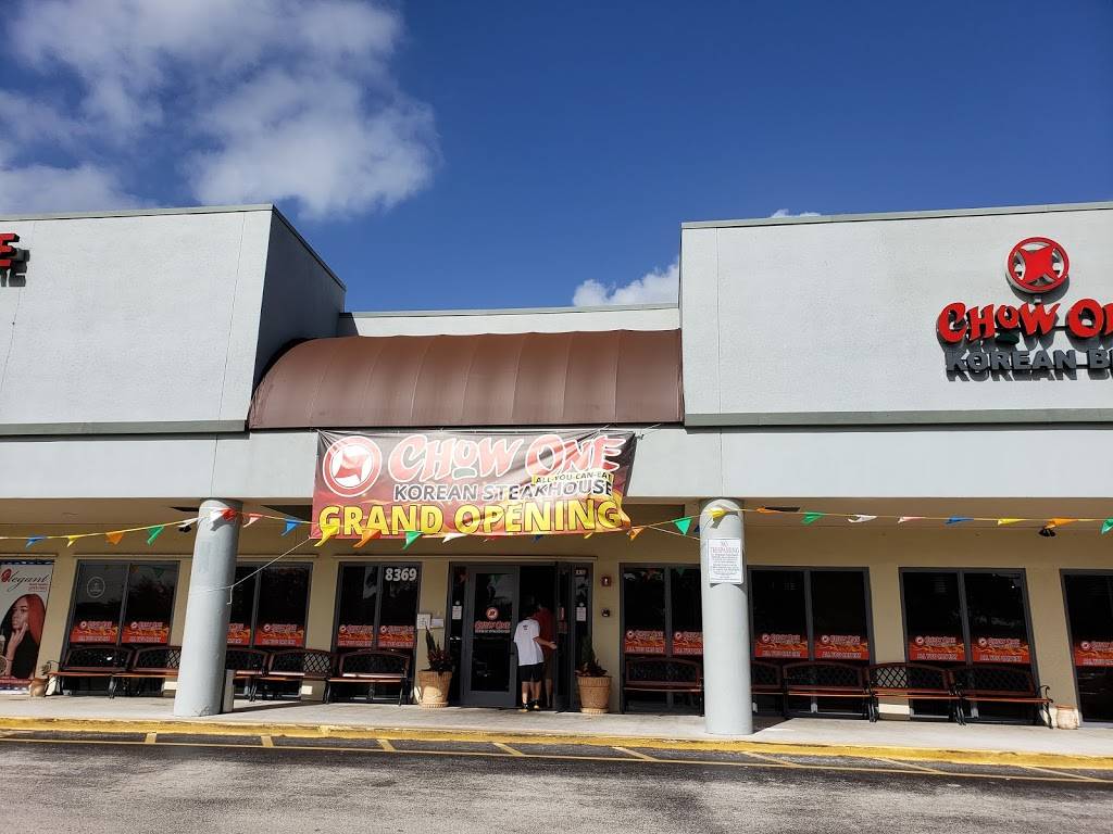 Chow One Korean Steakhouse | restaurant | 8369 Pines Blvd, Pembroke Pines, FL 33024, USA | 9544998946 OR +1 954-499-8946