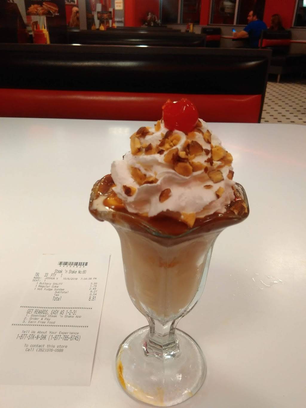 Steak n Shake | restaurant | 1610 SW 13th St, Gainesville, FL 32608, USA | 3523760588 OR +1 352-376-0588
