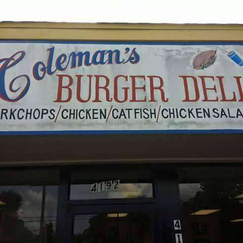 colemans burger deli | restaurant | 4192 Highland Ave, Beaumont, TX 77705, USA | 4098331444 OR +1 409-833-1444
