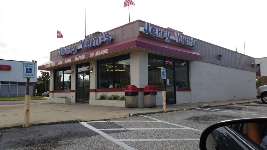 Jerry Yums | restaurant | 10696 Campus Way S, Greater Upper Marlboro, MD 20774, USA | 3013508602 OR +1 301-350-8602