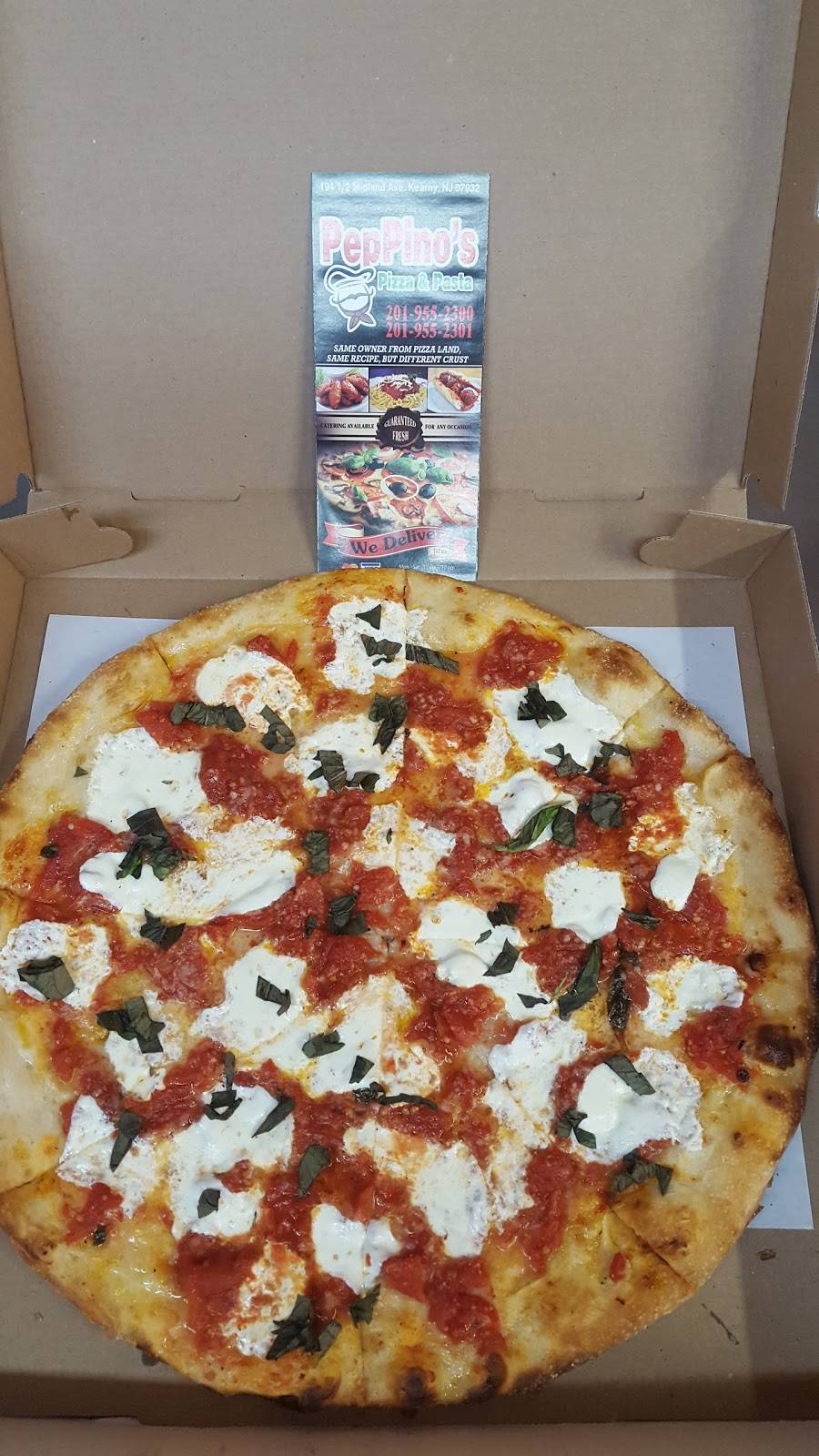 Peppinos Pizza & Pasta | restaurant | 194 1/2 Midland Ave, Kearny, NJ 07032, USA | 2019552300 OR +1 201-955-2300