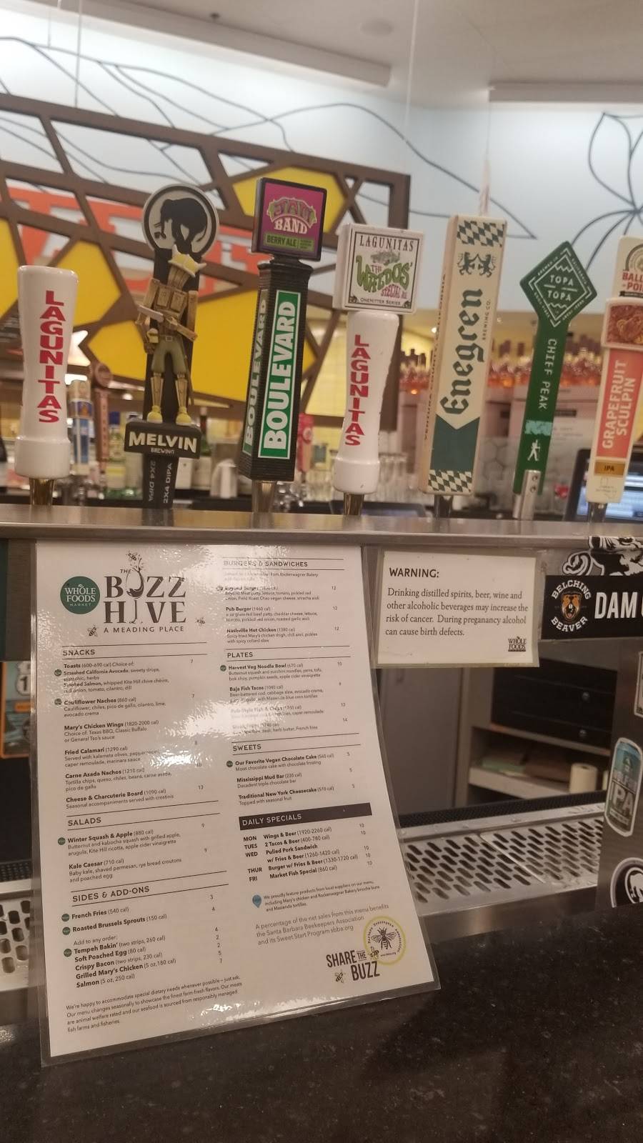 The Buzz Hive | restaurant | 3761 State St, Santa Barbara, CA 93105, USA | 8058376959 OR +1 805-837-6959