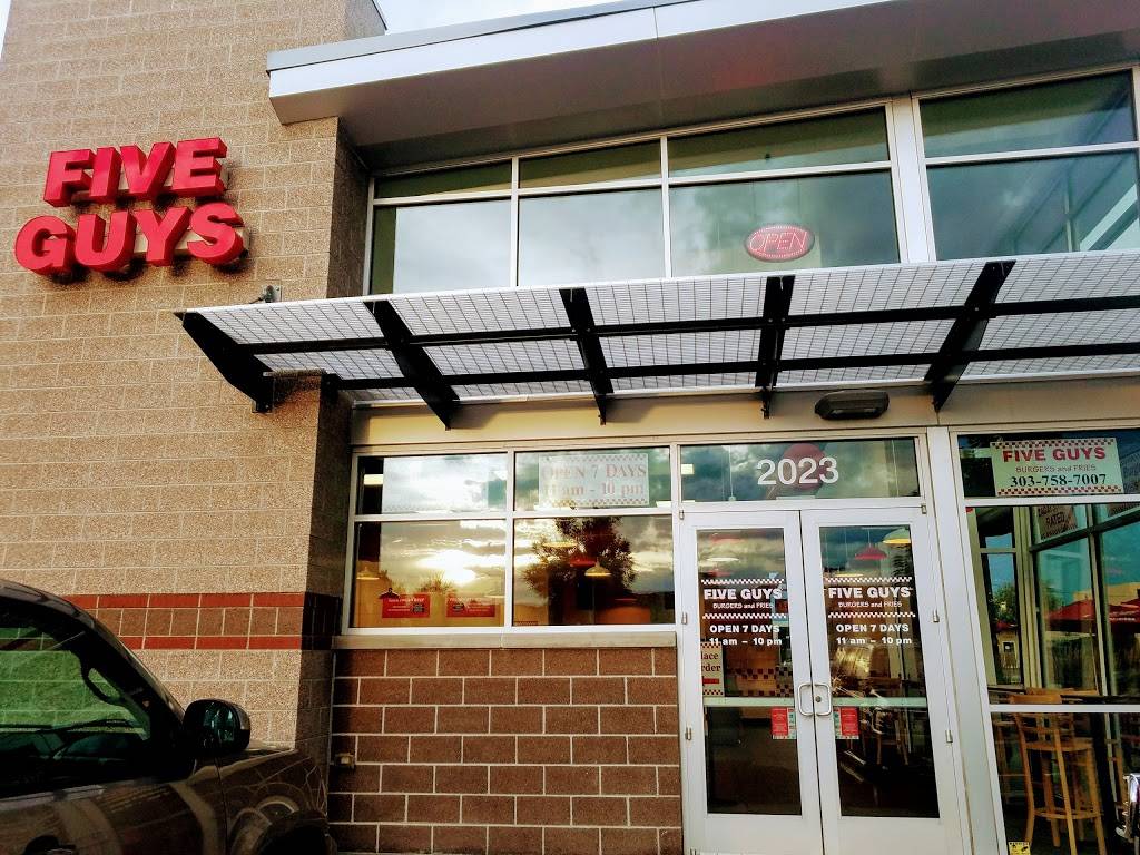 Five Guys | meal takeaway | 2021 S Colorado Blvd, Denver, CO 80222, USA | 3037587007 OR +1 303-758-7007