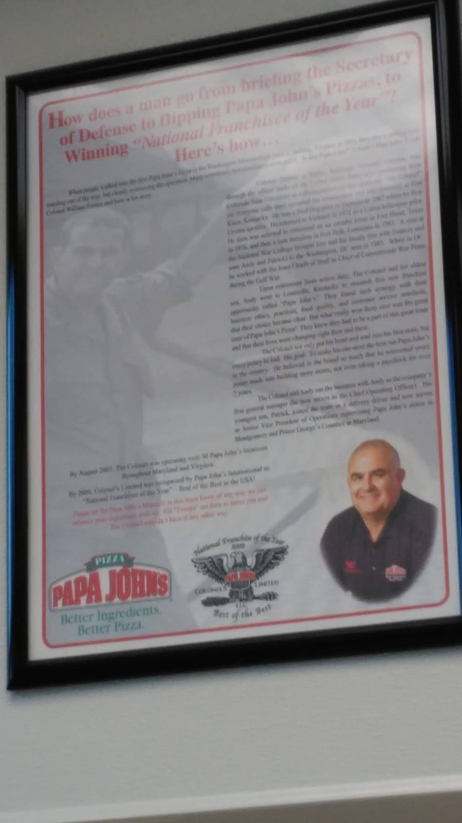 Papa Johns Pizza | restaurant | 3227 Spartan Rd, Olney, MD 20832, USA | 3012602727 OR +1 301-260-2727