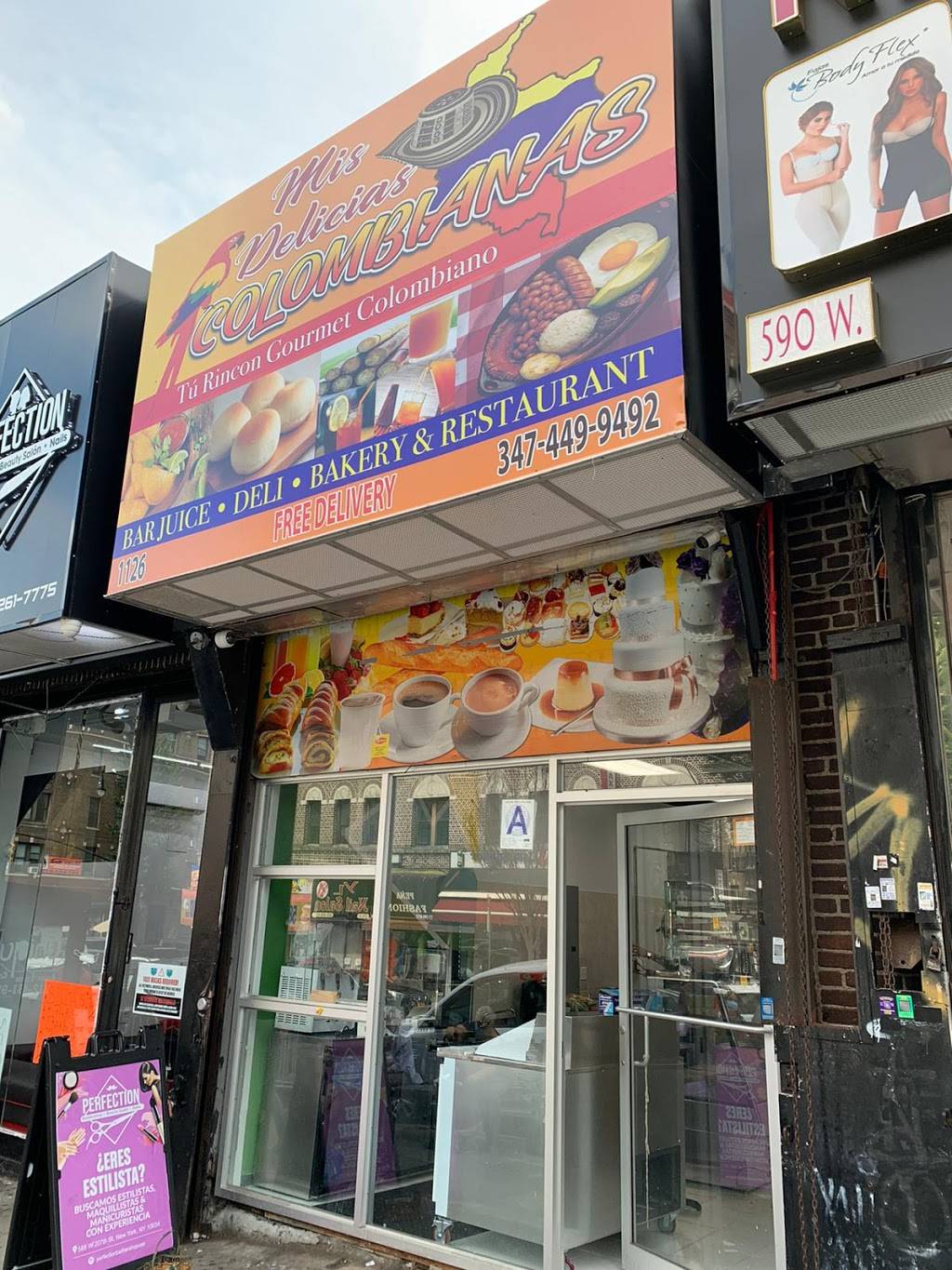 Mis delicias Colombianas | restaurant | 588 W 207th St, New York, NY 10034, USA | 3474499492 OR +1 347-449-9492