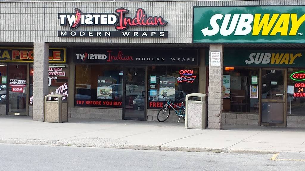 Twisted Indian Wraps | restaurant | 353 Duckworth St, Barrie, ON L4M 5C2, Canada | 7057349894 OR +1 705-734-9894