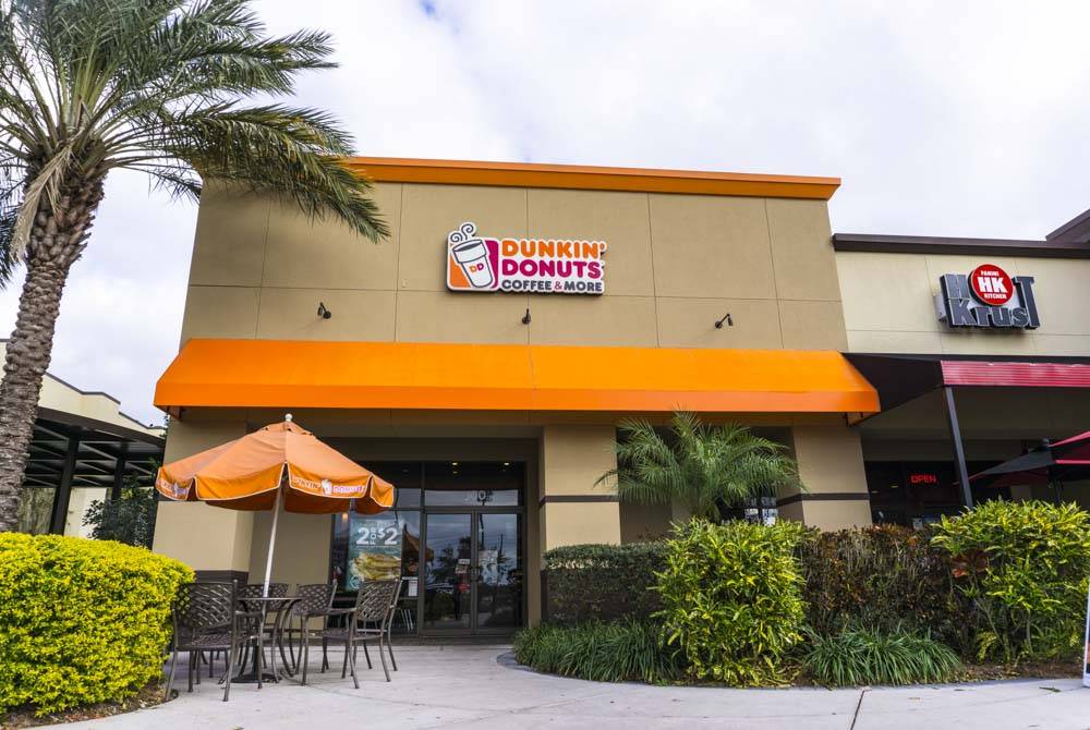 Dunkin | bakery | 8015 Turkey Lake Rd Suite 100, Orlando, FL 32819, USA | 4077303073 OR +1 407-730-3073
