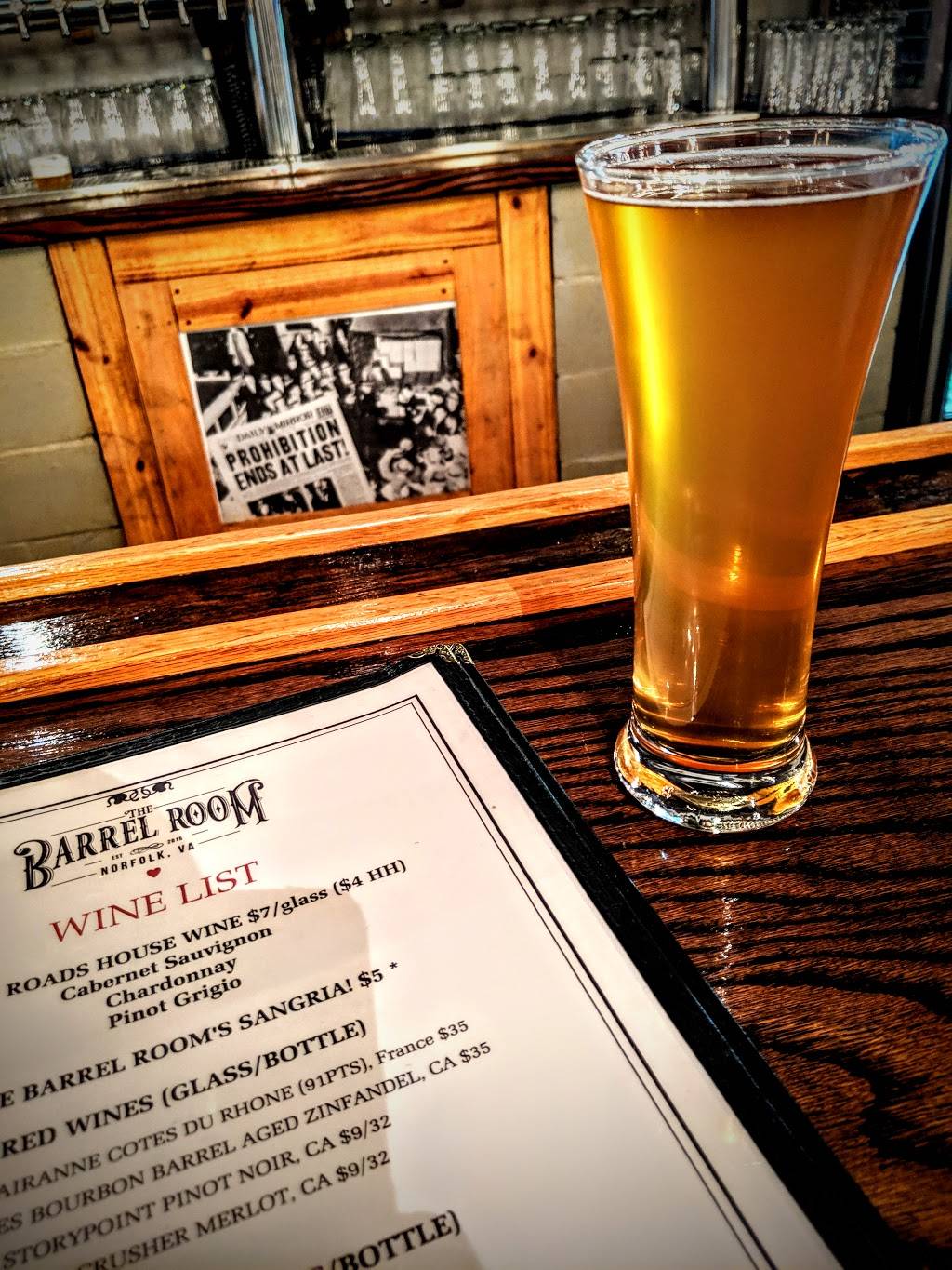 The Barrel Room | restaurant | 437 Granby St, Norfolk, VA 23510, USA | 7576252337 OR +1 757-625-2337