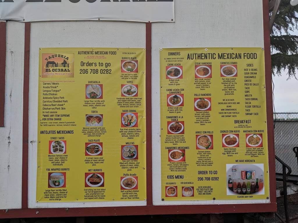 Taqueria El Corral | restaurant | 3251 Pacific Hwy E, Fife, WA 98424, USA | 2067080282 OR +1 206-708-0282