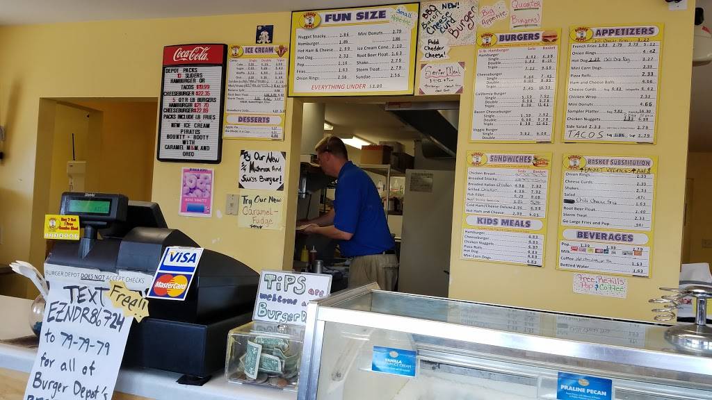 Burger Depot | restaurant | 5 Farwell street west, hwy 10, Verndale, MN 56481, USA | 2182347078 OR +1 218-234-7078
