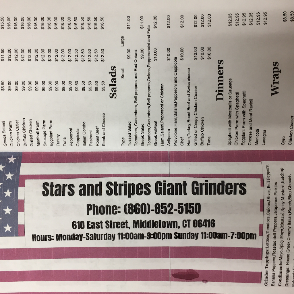 Stars and Stripes Pizza | restaurant | 610 East St, Middletown, CT 06457, USA | 8608525150 OR +1 860-852-5150