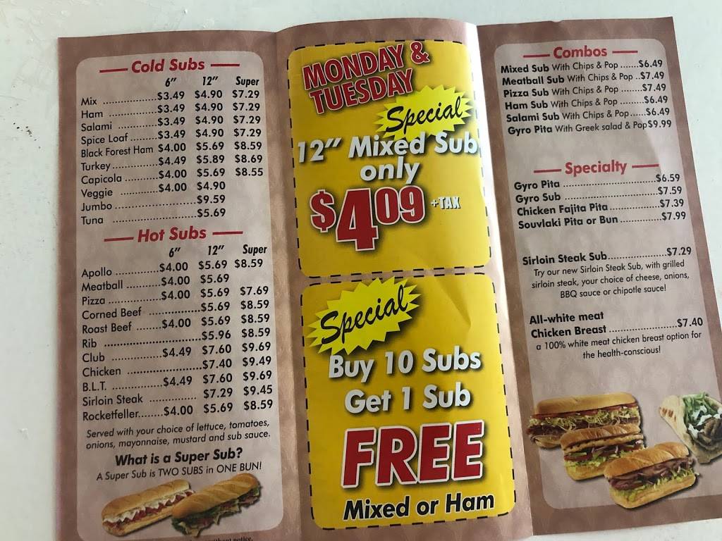 Fennell Submarine | meal takeaway | 676 Fennell Ave E, Hamilton, ON L8V 1V4, Canada | 9053856300 OR +1 905-385-6300