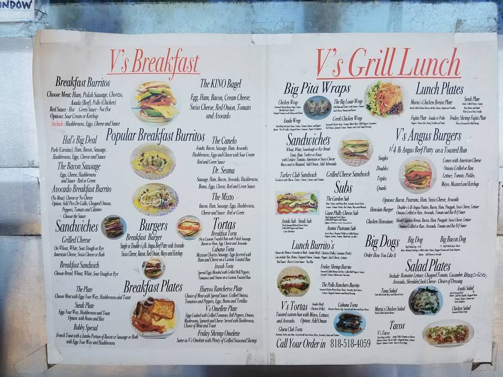 V’s Grill | meal takeaway | 7700 Gloria Ave, Van Nuys, CA 91406, USA | 8185184059 OR +1 818-518-4059