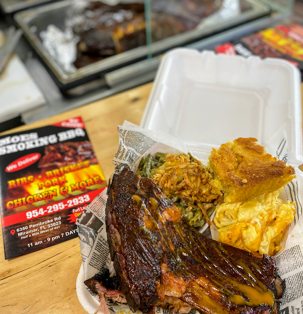 Moes Smoking BBQ | restaurant | 6350 Pembroke Rd, Miramar, FL 33023, USA | 9542952933 OR +1 954-295-2933