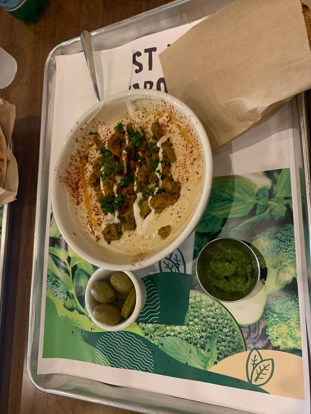 Vish Hummus Surfside | restaurant | 9454 Harding Ave, Surfside, FL 33154, USA | 3057638074 OR +1 305-763-8074