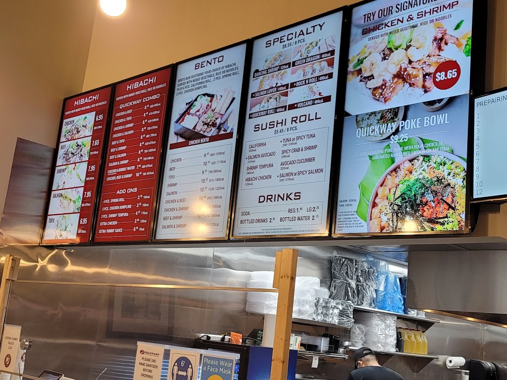 Quickway Japanese Hibachi | restaurant | 10290 Mill Run Cir#100, Owings Mills, MD 21117, USA | 4438701225 OR +1 443-870-1225