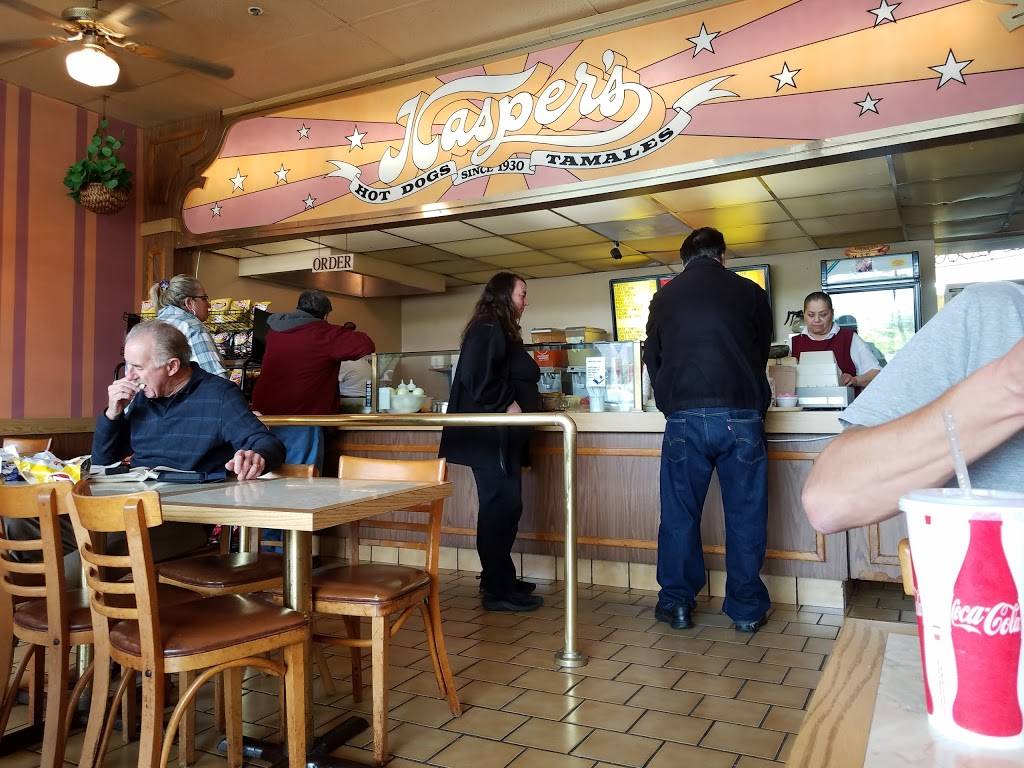 Kaspers Hot Dogs | restaurant | 3300 E Castro Valley Blvd # J, Castro Valley, CA 94552, USA | 5105388480 OR +1 510-538-8480