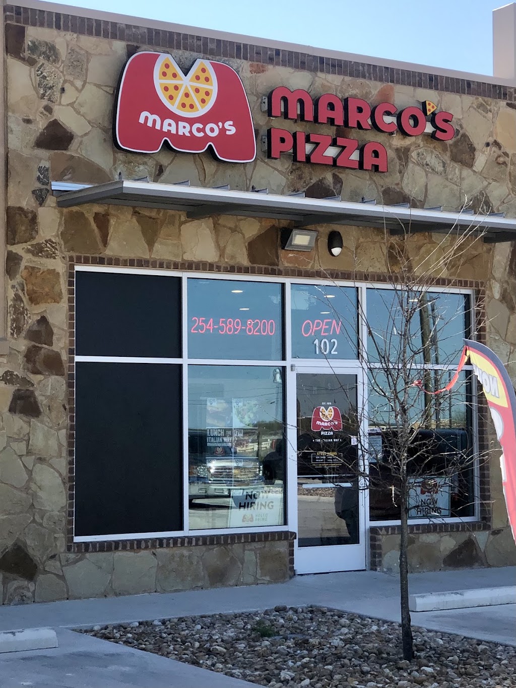 Marcos Pizza | meal delivery | 3045 Stillhouse Lake Rd Suite 102, Harker Heights, TX 76548, USA | 2545898200 OR +1 254-589-8200