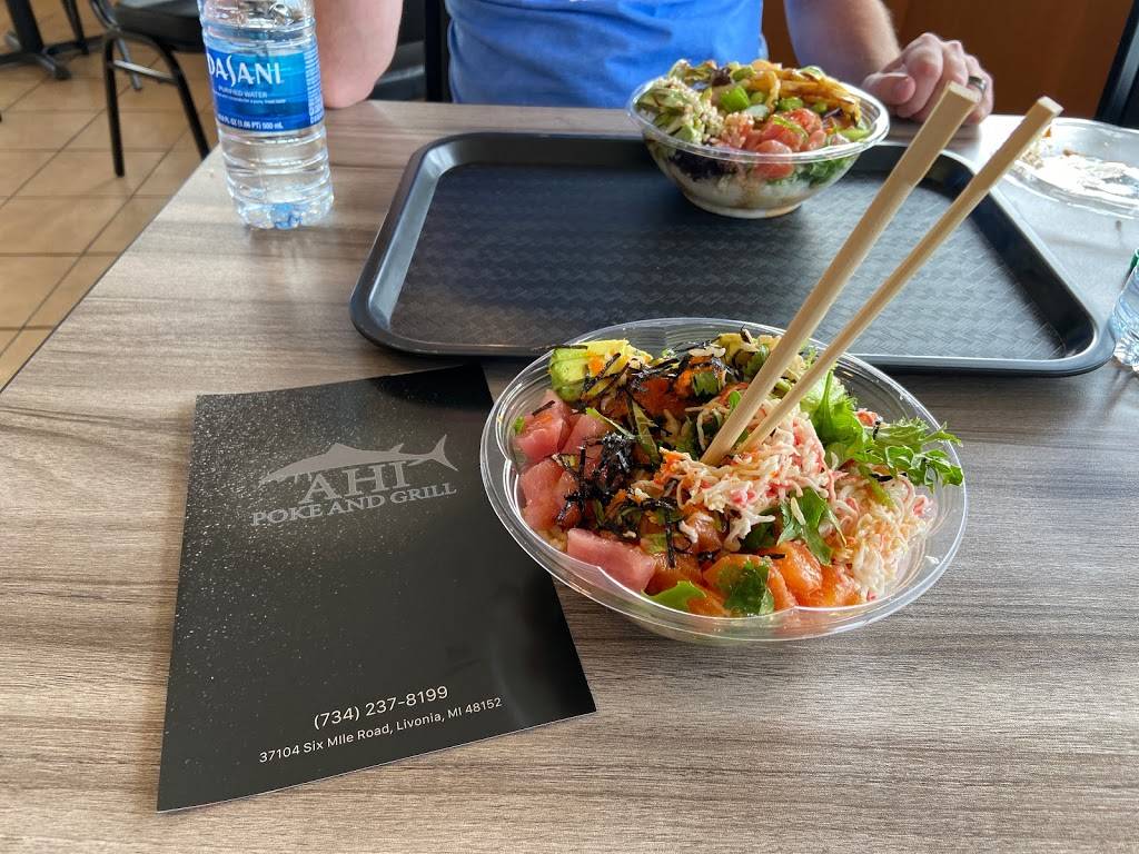 Ahi Poke And Grill | restaurant | 37104 Six Mile Rd, Livonia, MI 48152, USA | 7342378199 OR +1 734-237-8199