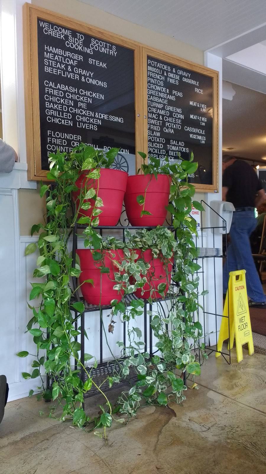 Scotts Creek Side Country Cooking | restaurant | 2064 Oakland Rd, Forest City, NC 28043, USA | 8283820011 OR +1 828-382-0011