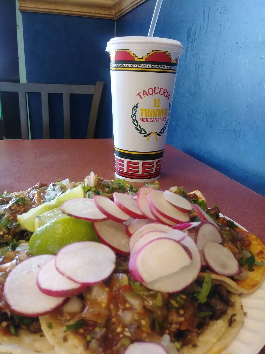 Taqueria El Triunfo | restaurant | 2502 Westminster Ave # B, Santa Ana, CA 92706, USA | 7142650798 OR +1 714-265-0798
