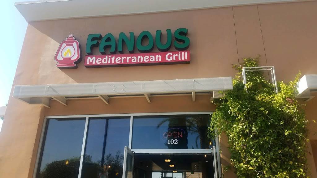 Fanous Mediterranean Grill | restaurant | 1621 Edinger Ave #102, Tustin, CA 92780, USA | 7144002848 OR +1 714-400-2848