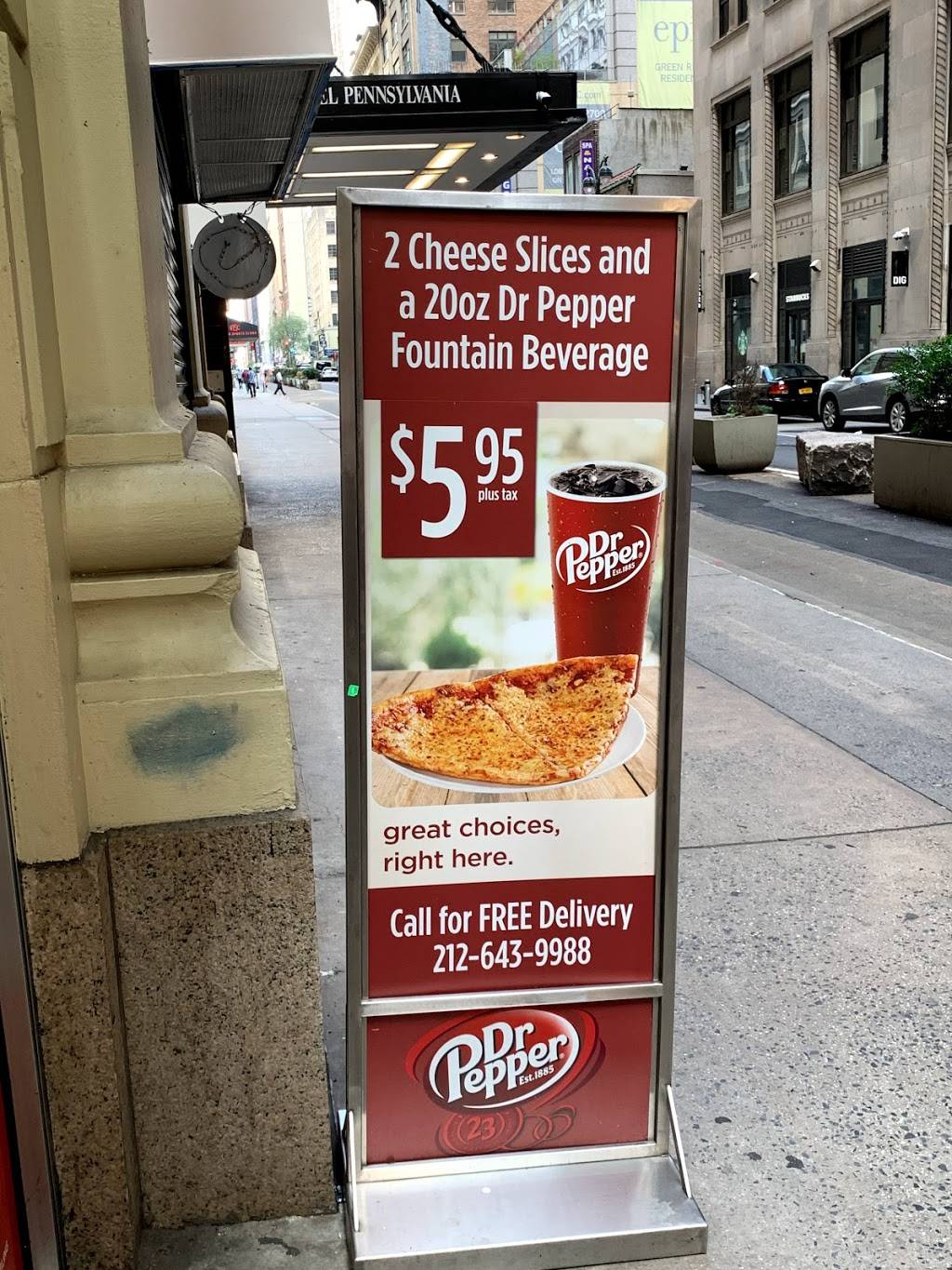 Little Italy Pizza | restaurant | 185 W 32nd St, New York, NY 10001, USA | 2126439988 OR +1 212-643-9988