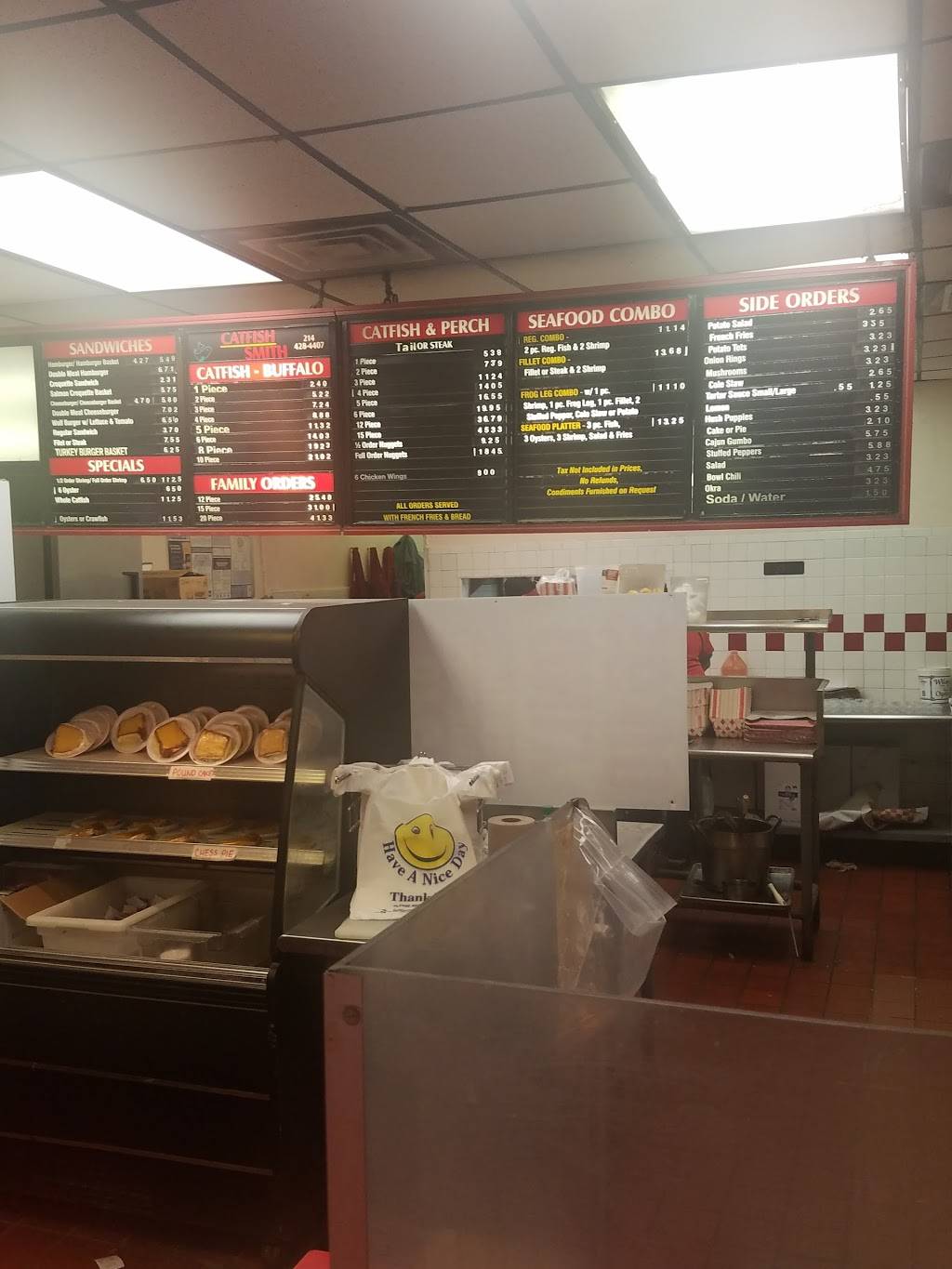 Catfish Smith Foods To Go | restaurant | 4620 S Lamar St, Dallas, TX 75215, USA | 2144284407 OR +1 214-428-4407