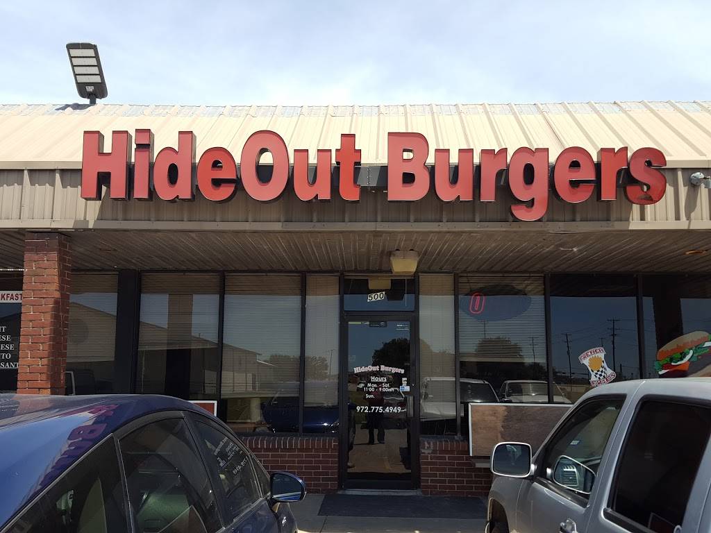 Hideout Burgers | restaurant | 1601 S 9th St # 500, Midlothian, TX 76065, USA | 9727754949 OR +1 972-775-4949