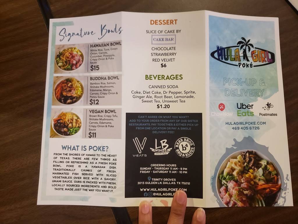 Hula Girl Poke | restaurant | 3015 Gulden Ln, Dallas, TX 75212, USA | 4694056726 OR +1 469-405-6726