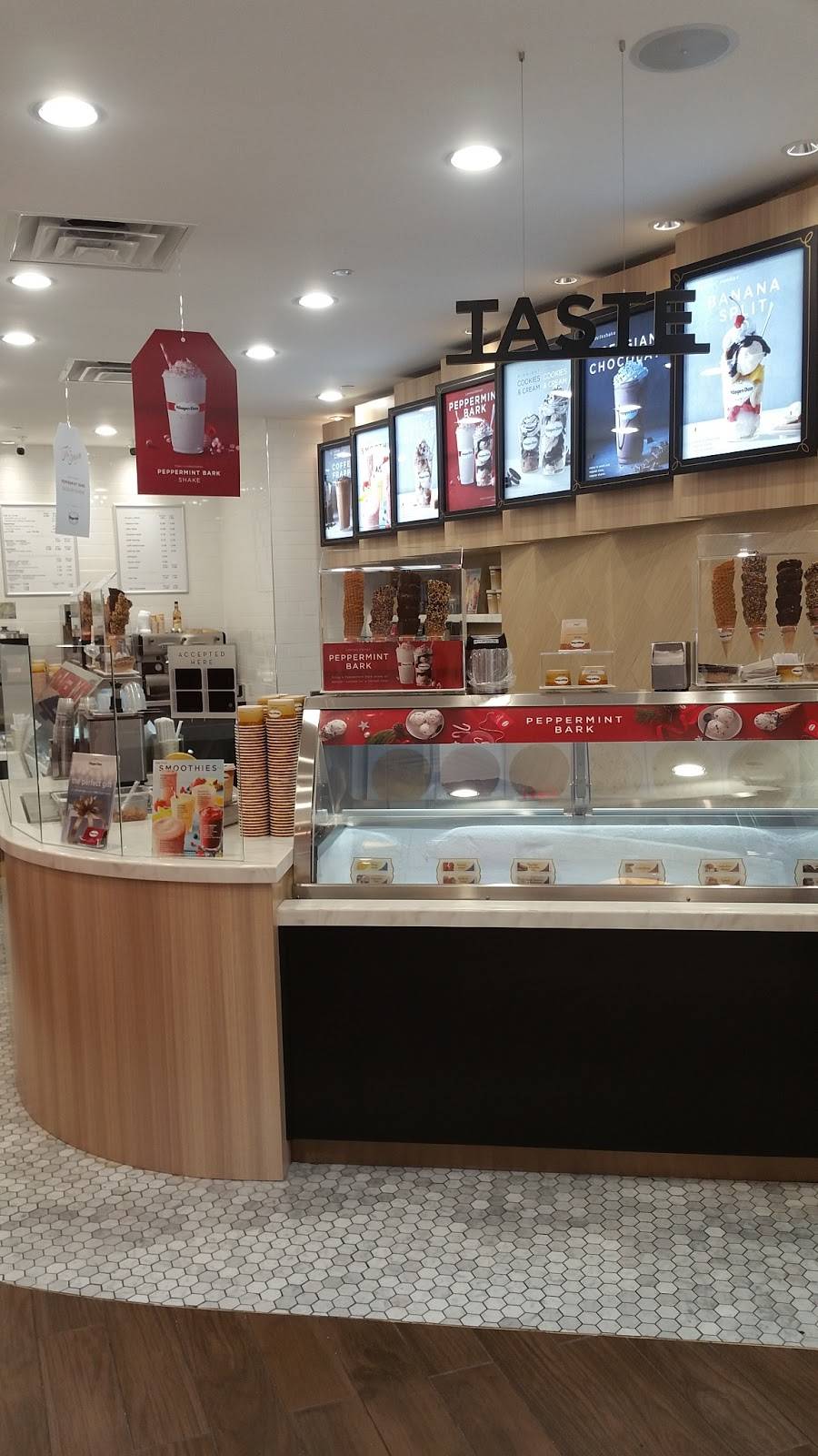 Häagen-Dazs | restaurant | 1961 Chain Bridge Rd, McLean, VA 22102, USA | 7037120882 OR +1 703-712-0882