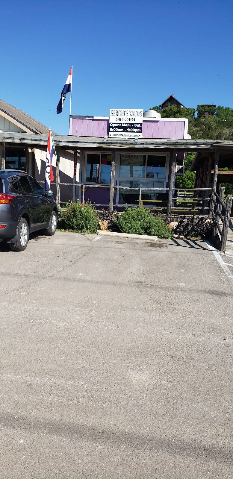 Sergio tacos | restaurant | 1642 FM2673, Canyon Lake, TX 78133, USA | 8309643464 OR +1 830-964-3464