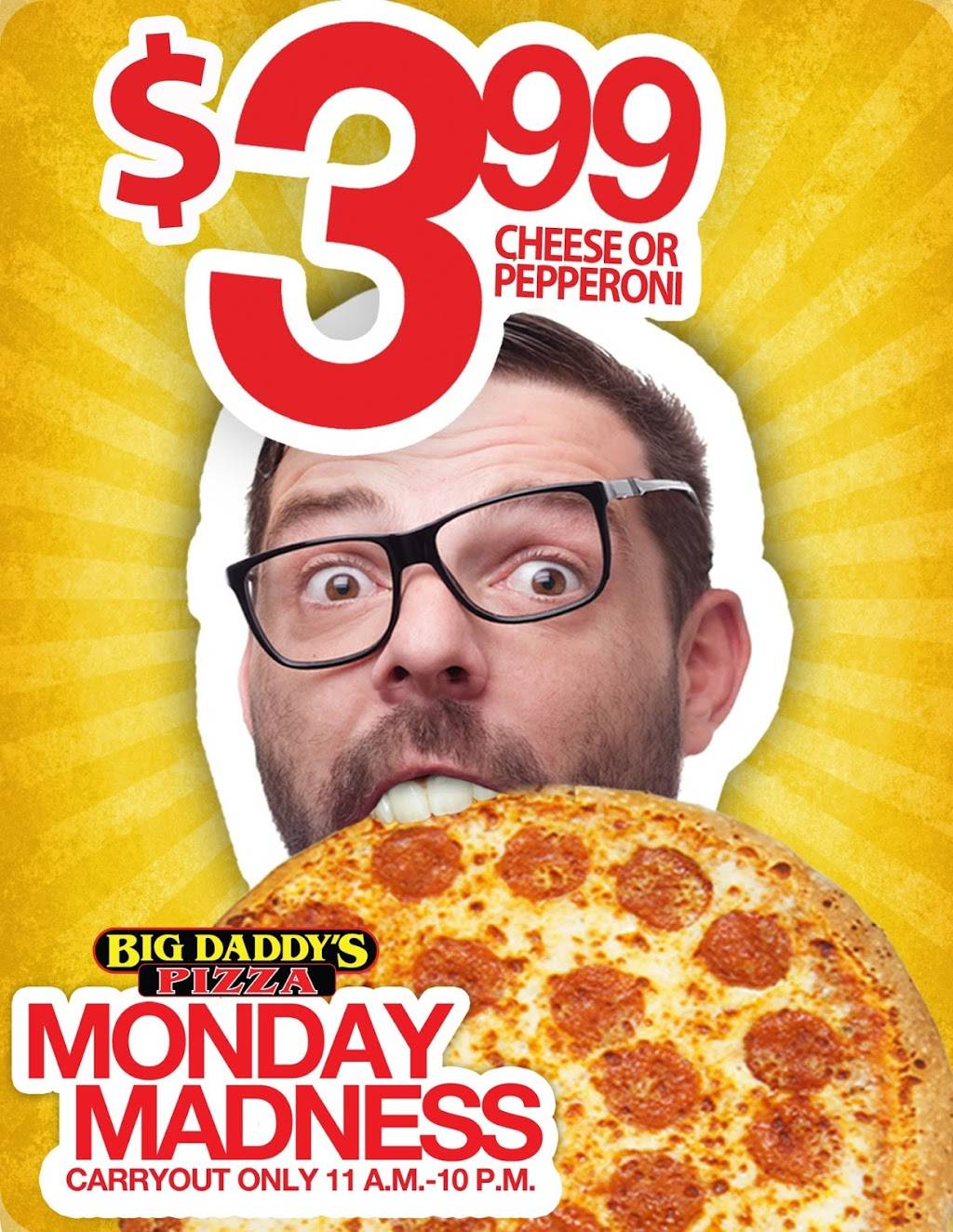 Big Daddys Pizza | meal delivery | 3576 W 3500 S, West Valley City, UT 84119, USA | 8016134991 OR +1 801-613-4991